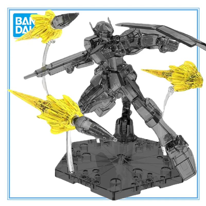 

Новая оригинальная модель Bandai Gundam в комплекте, аниме фигурка-rise JET EFFECT, прозрачная желтая Модель RG RX-93 SAZABI, универсальные игрушки, подарки для...