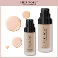 miss rose moisturizing liquid foundation that covers facial imperfections and brightens without shedding makeup