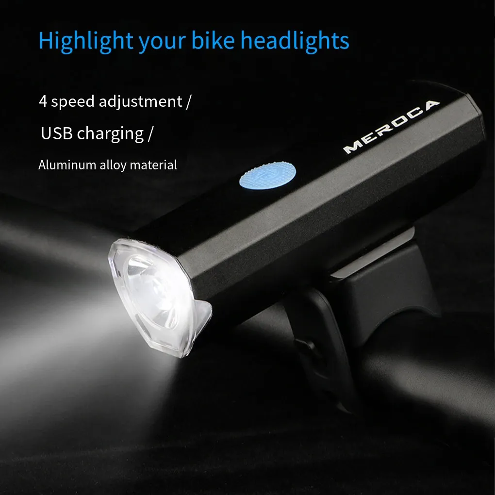 

Bicycle Front Light USB Charging Bike Safety Rechargeable Waterproof Flashlight Headlight 500lm Lamp Riding Accessories