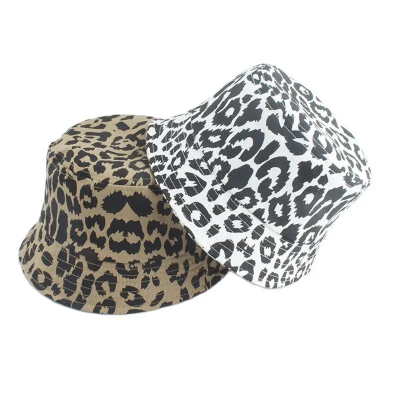 Cow Print Bucket Hat For Kids Summer Cute Baby Sun Hat Boys Girls Fashion Panama Cap Cotton Fisherman Hats