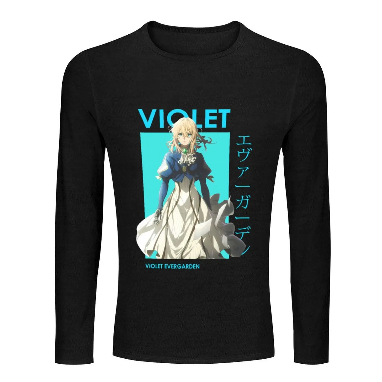 Виолет Эвергарден аниме длинная футболка большие футболки рубашка с животным