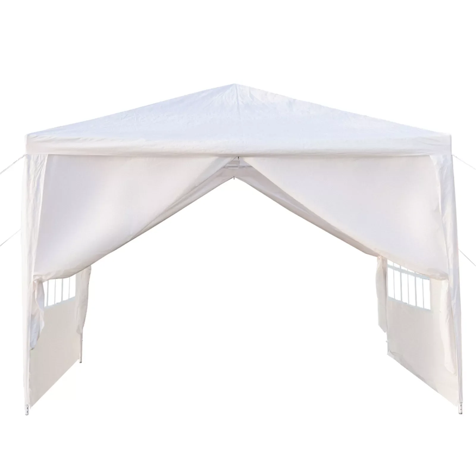 NEW 3x3m Four Sides Outdoor Awnings Portable Home Use Camping Waterproof Tent With Spiral Tubes White Pergola Fast Delivery