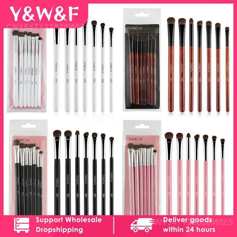 

1~10PCS 3/Eye Shadow Makeup Brushes Set Natural Animal Horse Pony Soft Hair Cosmetics Blending Smudge Shader Brush Beauty Kit