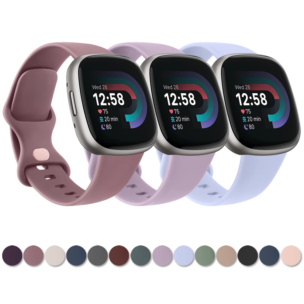 Cinturino In Tpu Morbido Per Fitbit Versa 3/Versa Sostituzione Del Braccialetto Con Cinturino A 4 Cinturini Per Accessorio Per Cinturino Fitbit Sense/