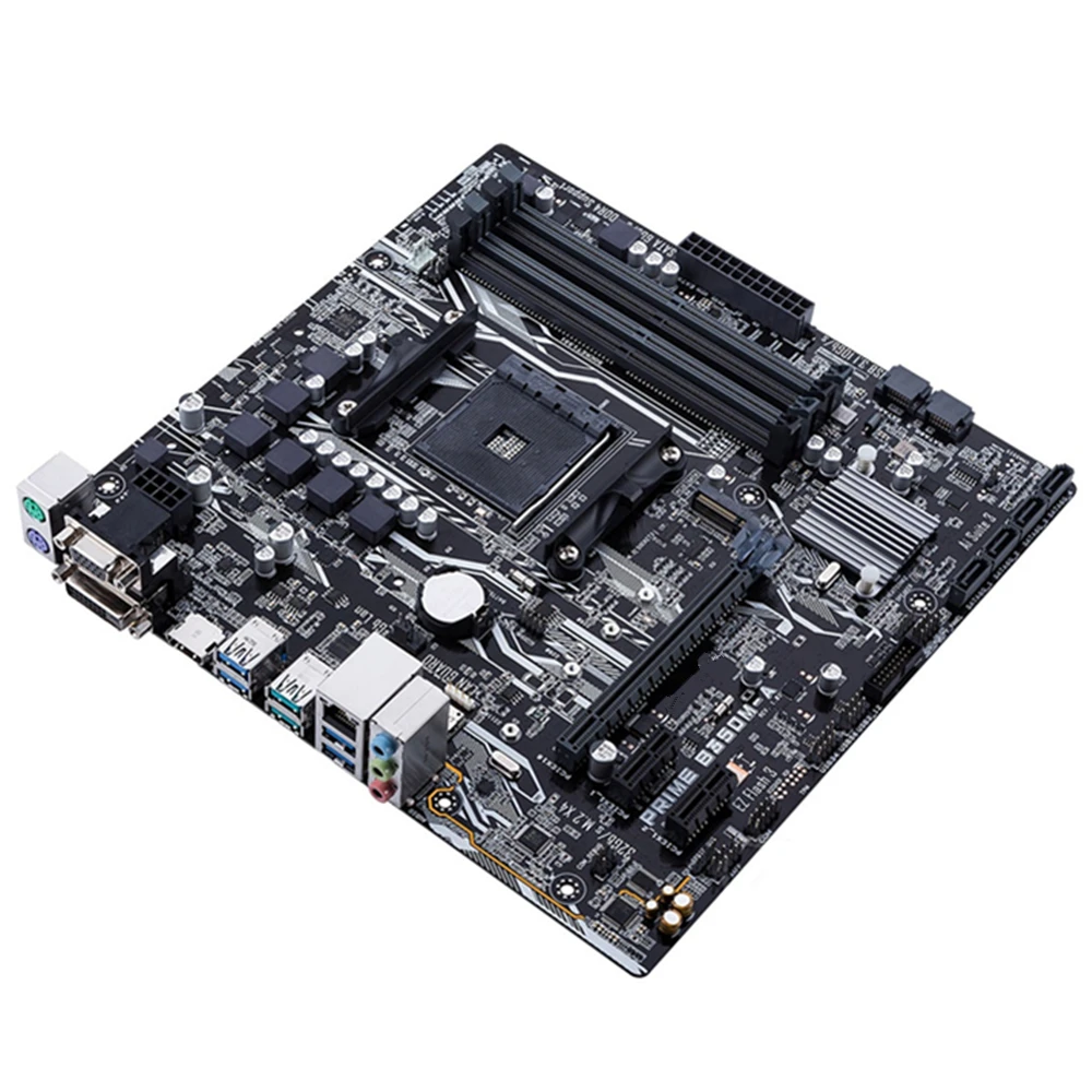 

Motherboard For Prime B350M-A AMD Ryzen 7th Gen A-Series PCI-E 3.0 Socket AM4 Mainboard DDR4 64GB B350 M.2 Micro ATX