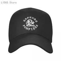 fashion hats sapeurs pompiers paris printing baseball cap men and women summer caps new youth sun hat