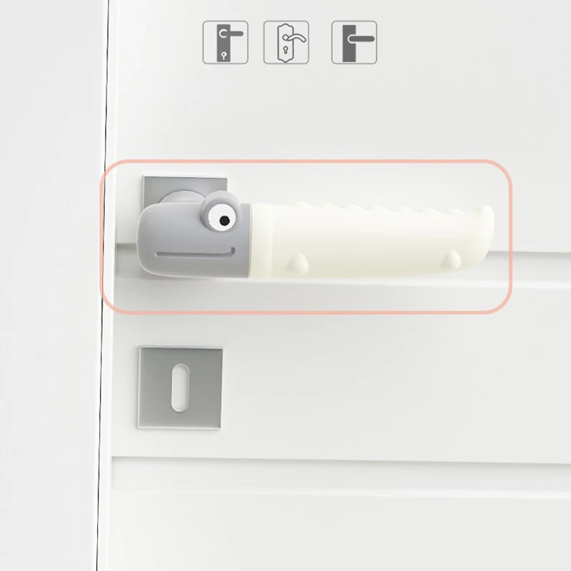 1 шт. силиконовая крышка для дверной ручки