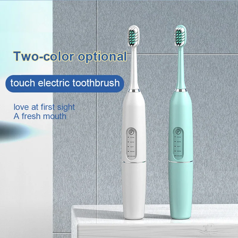 Electric Sonic Toothbrush USB Charge Rechargeable Adult Automatic Waterproof Electronic Tooth Brushes Replacement Heads