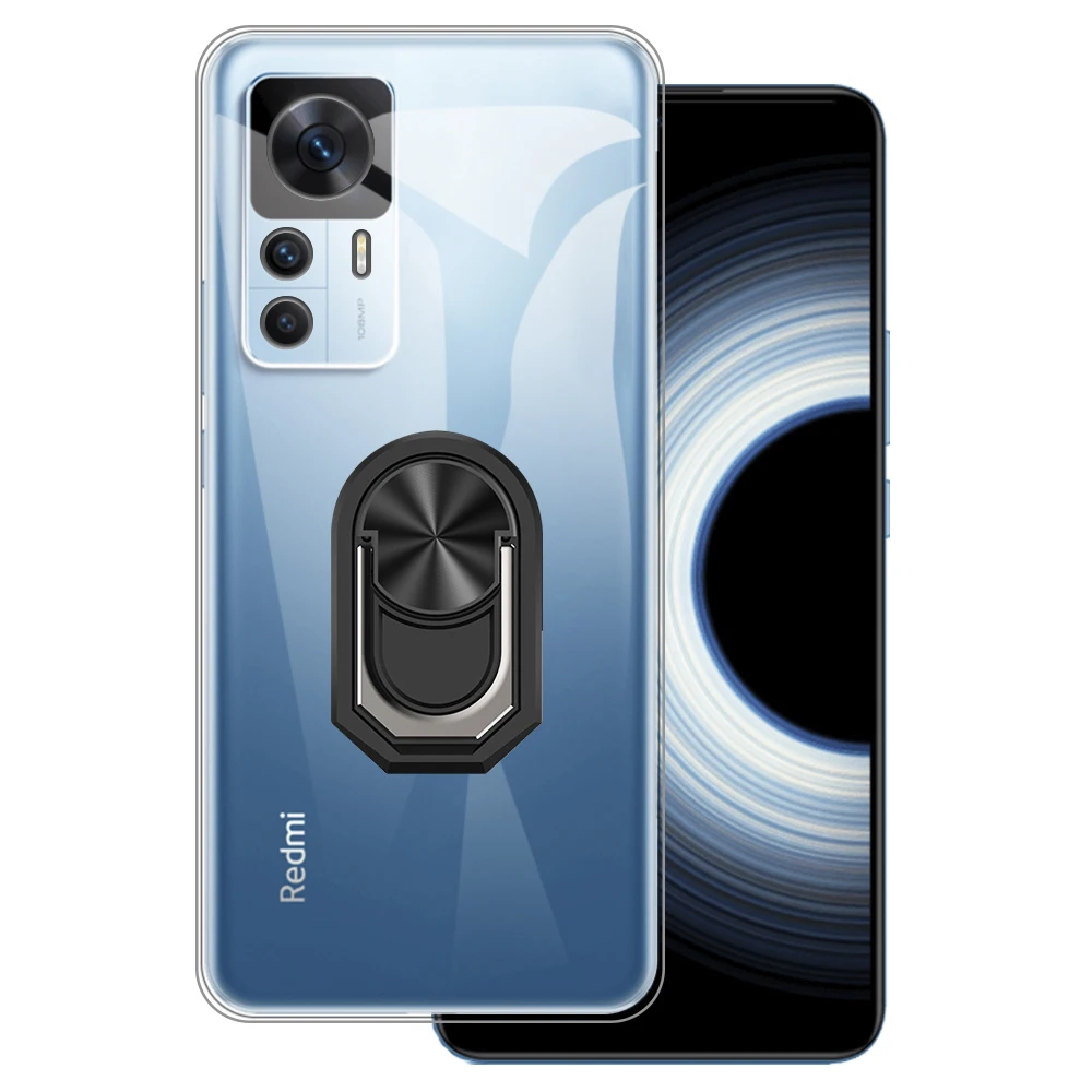 Роскошный противоударный чехол с кольцом-держателем для Xiaomi Redmi K50 Ultra Extreme Edition