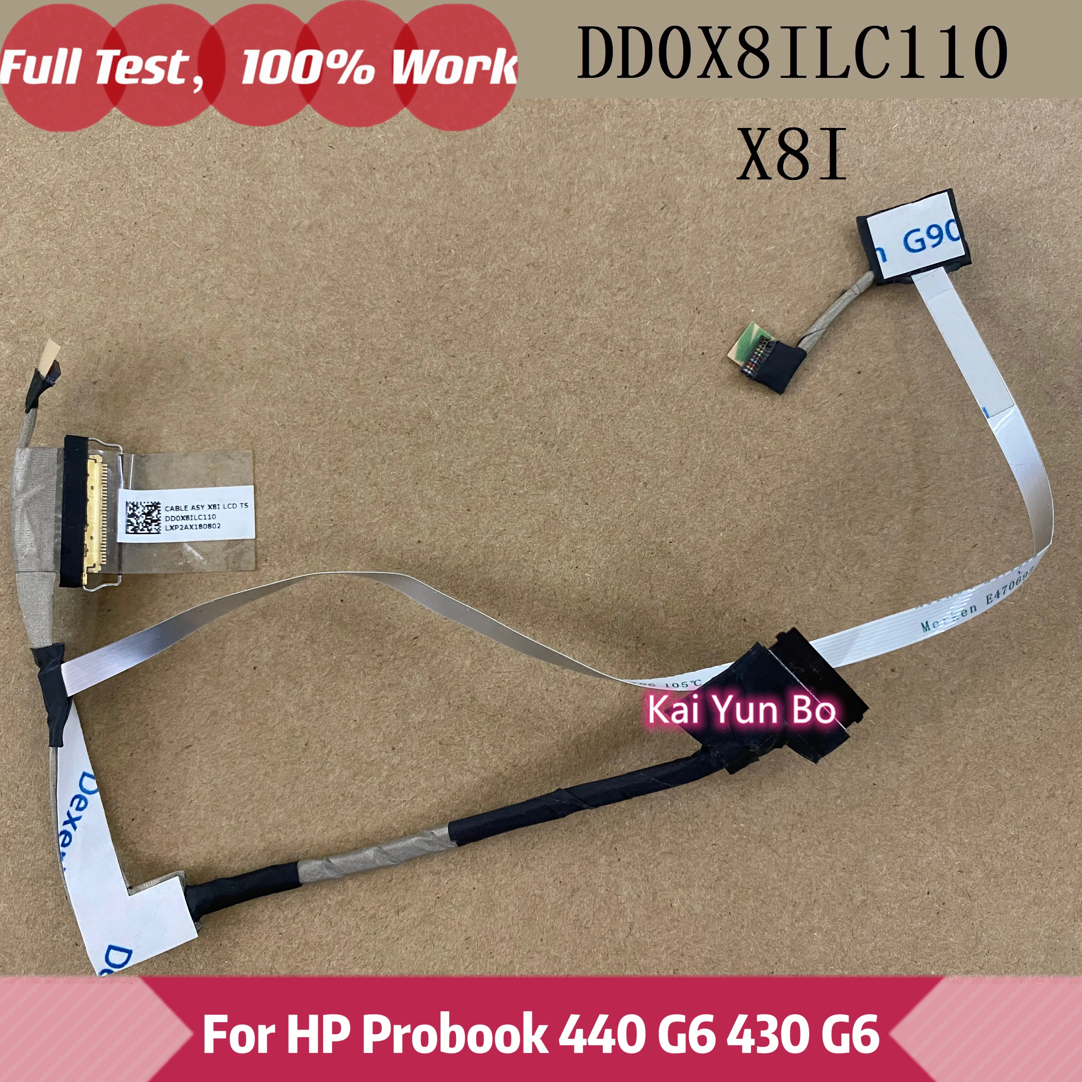 

LCD LED LVDS Video Screen Line Display Cable For HP ProBook 440 g6 430 G6 DD0X8ILC120 DD0X8ILC110 DD0X8ILC100 L45783-001 30PIN