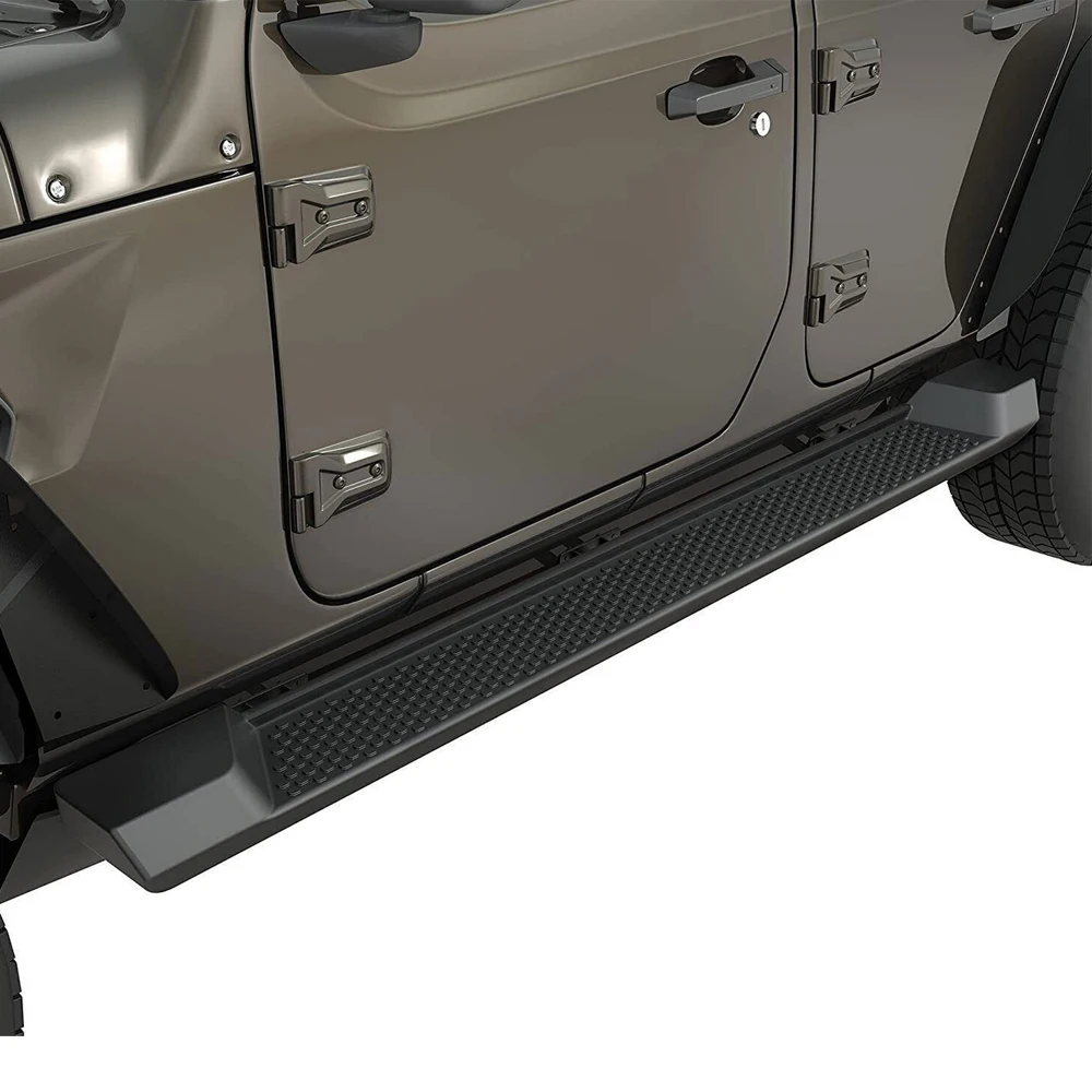 Подножки для Jeep Wrangler JL 2018-2023 2 двери черные боковые модифицированные детали