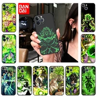 black soft silicone phone cases for iphone xr xs max 7 8 6s plus x anime broly dragon ball cover for iphone 13 12 pro 11 se 2022