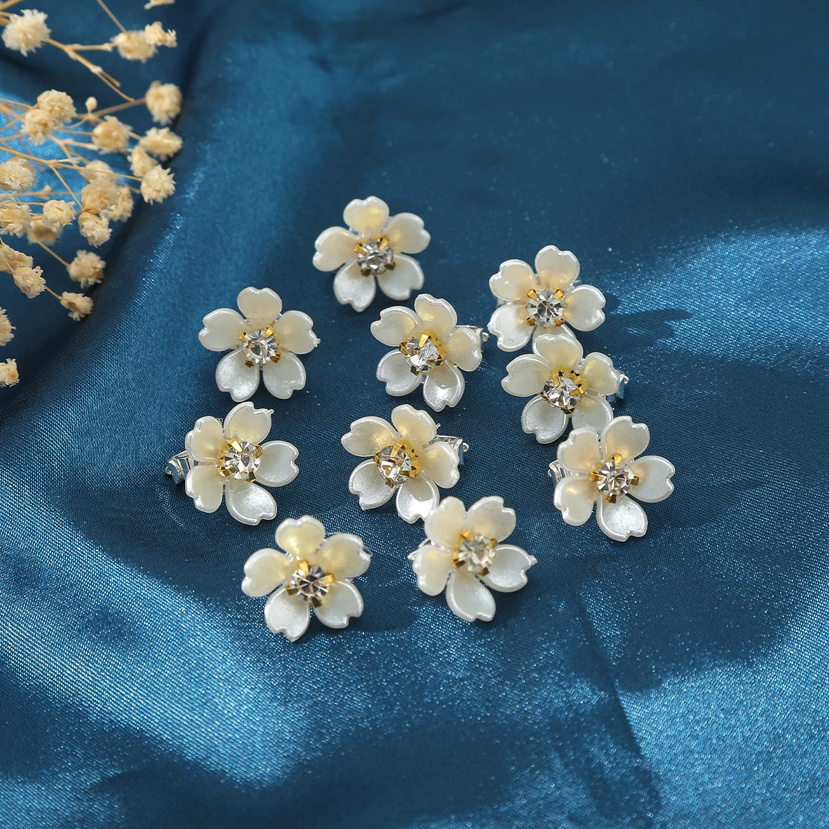 10 шт. заколки для волос в виде бабочек