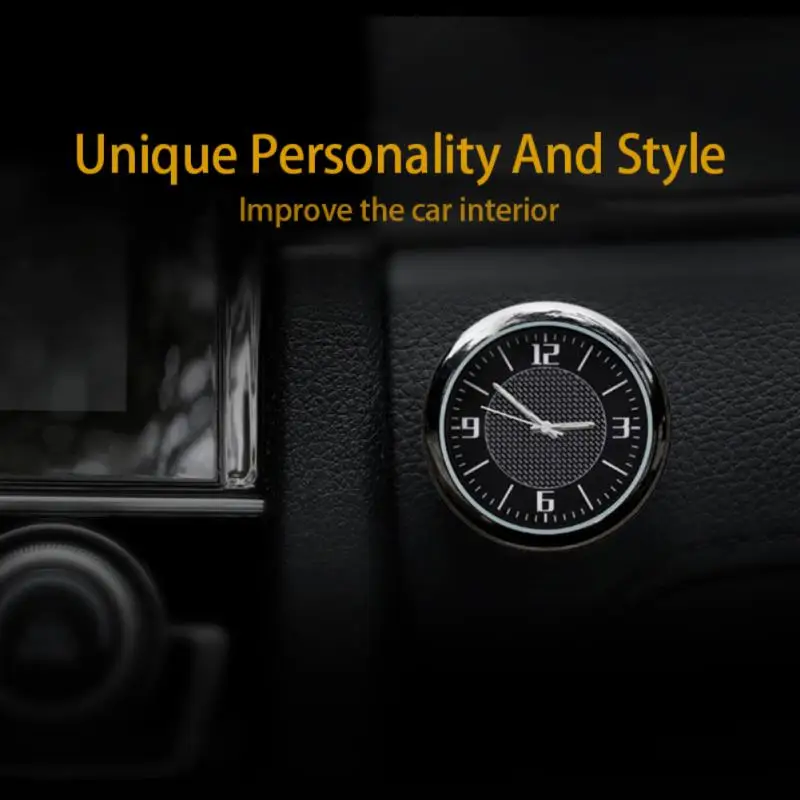 

Универсальные автомобильные часы, светящиеся стрелки, высокоточные автоматические часы, мини Цифровые электронные кварцевые часы, светящиеся изысканные 1 шт.