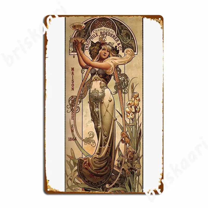 

Hd шампанское Теофил роудер Andamp Co металлический плакат с табличкой для клуба дома бара пещера таблички на заказ жестяной знак плакат