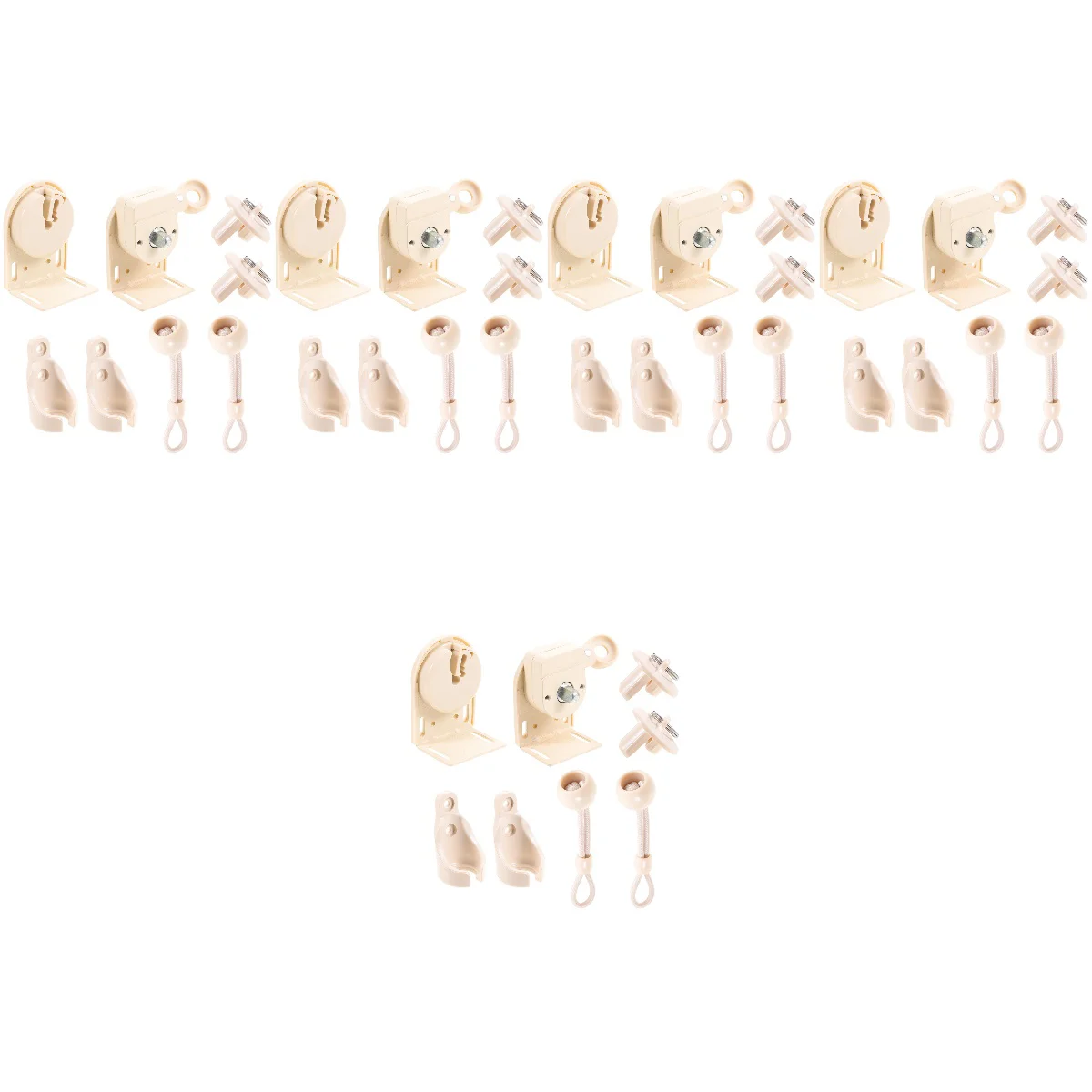 

5 Sets of Bungee Cord Curtain Bracket Set Blinds Shades Windproof Holder Accessories