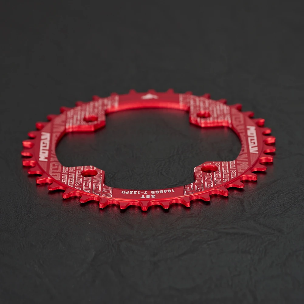 

MTB 104BCD Round Chainring MTB Mountain Bike Bicycle 32/34/36/38T Crankset Aluminum Alloy Cycling Accessories
