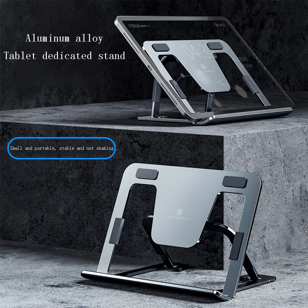 

Tablet Stand Adjustable Folding Holder Digital Drawing Tablet Base for iPad Pro 12.9 Air Mini Xiaomi Mipad Surface Pro/Go
