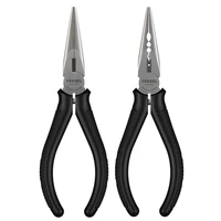 vessel precision long reach needle nose pliers with muti purpose of wire cutting bending crimping
