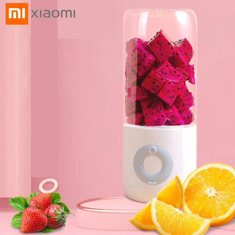 

Соковыжималка Xiaomi Youpin Mi 6, портативный блендер, перезаряжаемая от USB, домашняя беспроводная мини-соковыжималка для еды 2022, новинка 2023