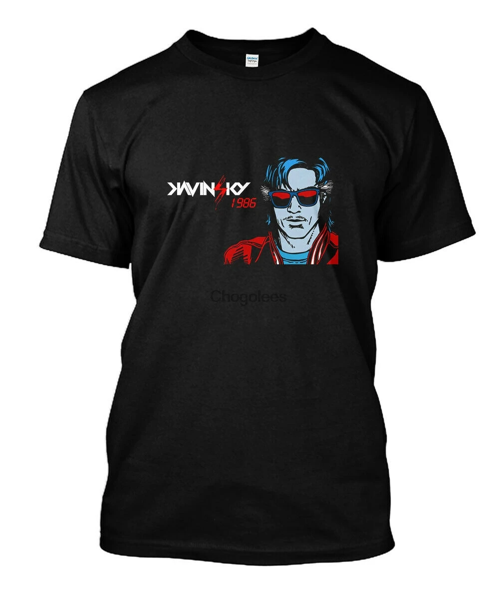Новый тренд NWT! Футболка DJ KAVINSKY с функцией ночного звонка электродом размер S-4XL |