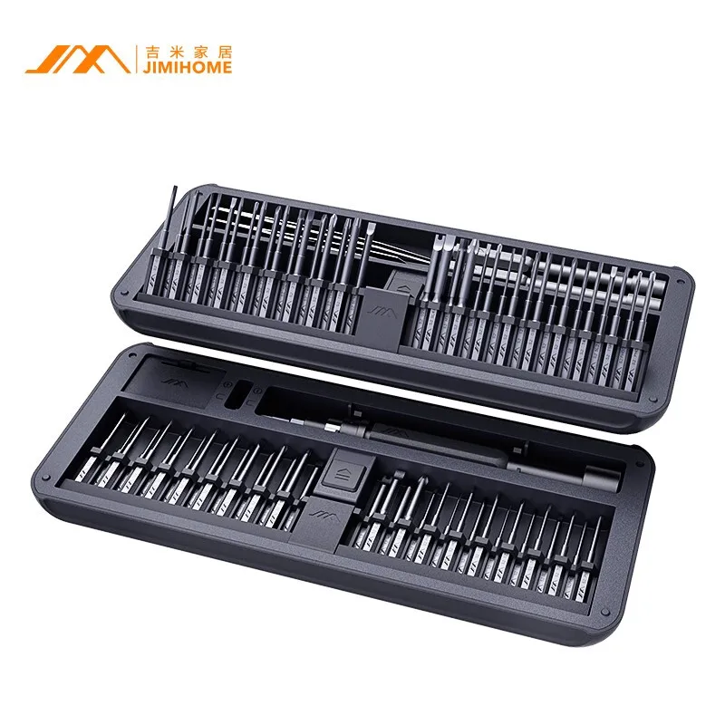 Jimmy Household Screwdriver Set Multi-functional Precision Maintenance Tool Hand Tools 80 Bit Telescopic Bar Complete Models