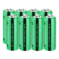 ni mh 23 aaa rechargeable battery 1 2v 400mah solar lights batteries button top pkcell 8pc for lamp indurstry battery