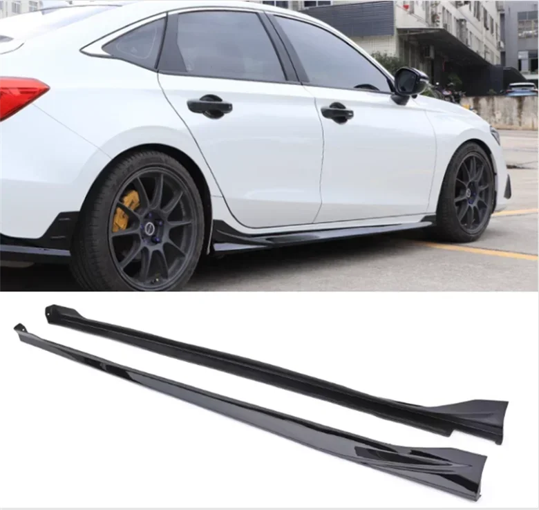 Комплект боковых удлинителей из АБС-пластика для Honda Civic Sedan 2021 2022 2023 2024