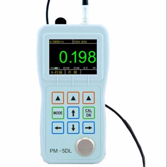 

PM-5DL 0.001mm Resolution A/B-Scan Through Paint Coating Ultrasonic Thickness Measurement Gauge with storge 100000 data