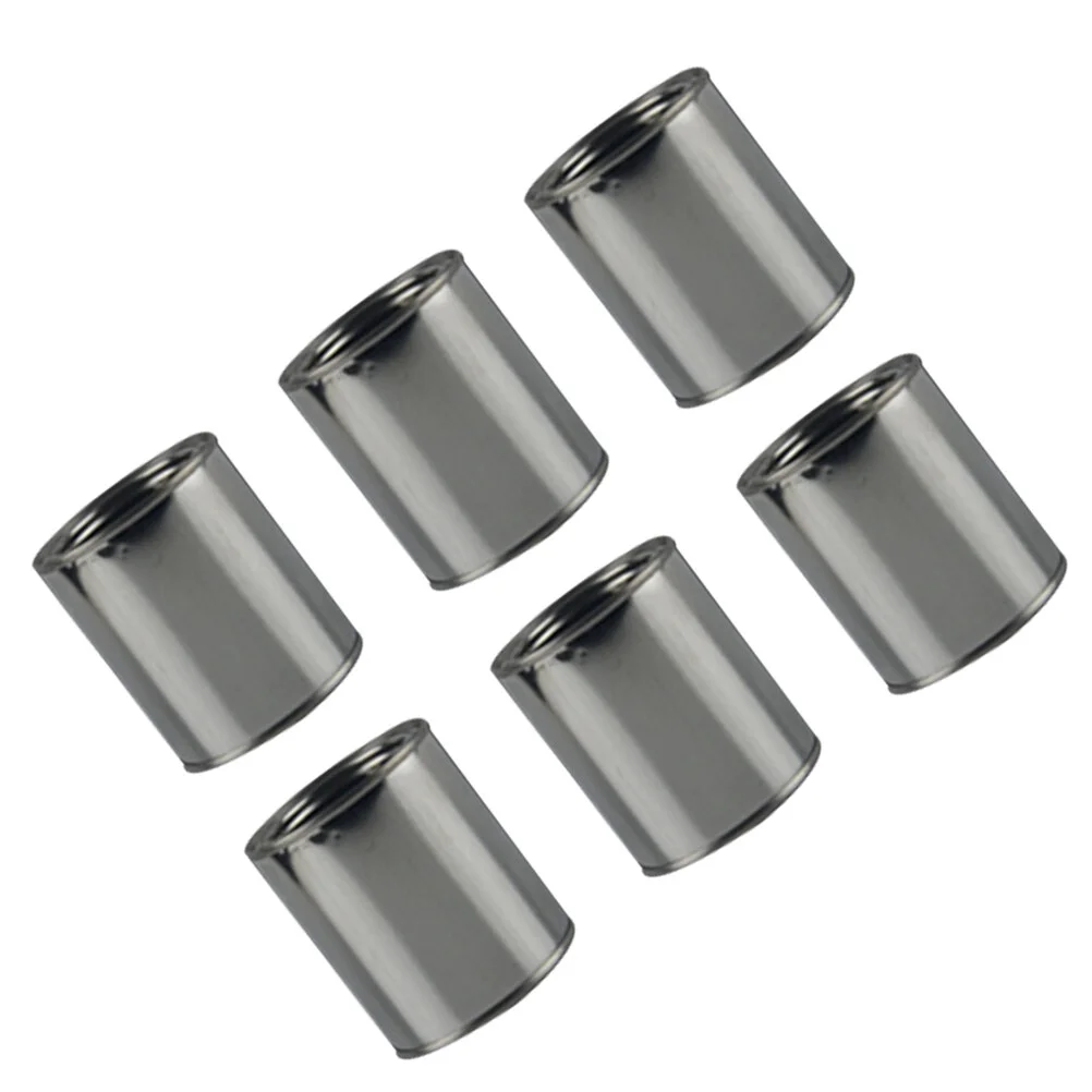 

Metal Cans with Lids ( 0.2L, 6- Pack ), Empty Unlined Storage Cans for& Varnishes or Crafts