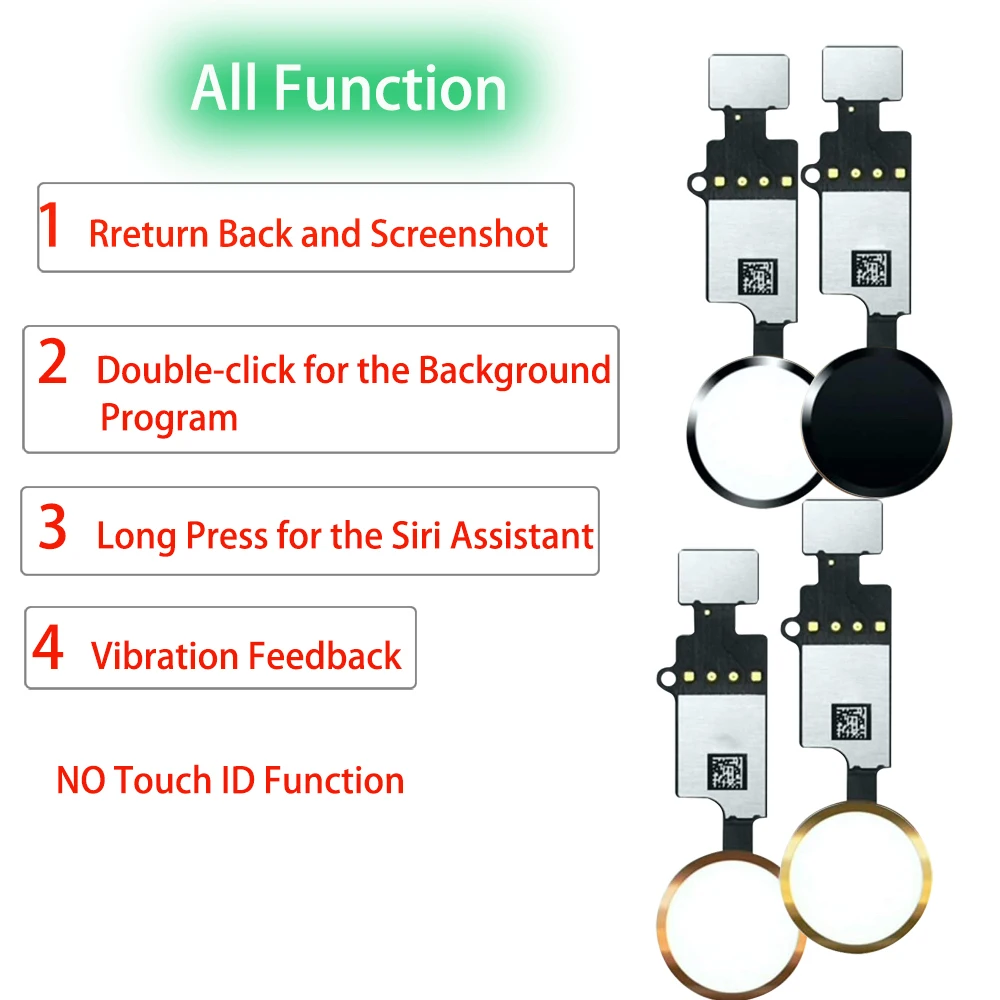 Новейшая универсальная кнопка домой гибкий кабель для iPhone 7 8 Plus Меню клавиатура