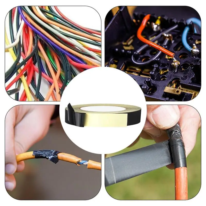 

Electrical Tape Convenient To Use Electric Industrial High Temp Insulation Tape Harness Wiring Loom Protection For Fan Computers