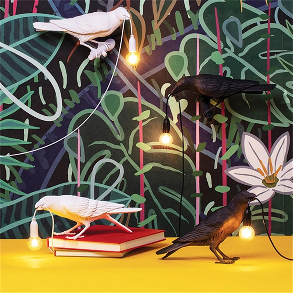 

Bedroom nightlight Bedside Lamp for the Living Room Wall Lamp Raven Lamp Table Lamp Home Decorative Lamp Lucky Bird Furniture
