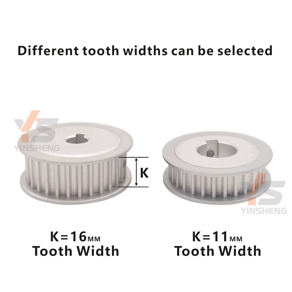 24T 24-tooth AF Тип HTD 5M синхронный отверстие колеса/Keyway 4-28 мм ширина зубьев 11/16/21/27/31/41 HTD5M