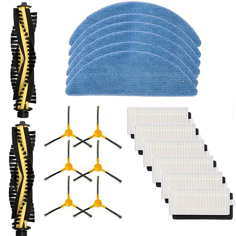 

Side Brushes Hepa Filter Mop Cloth Main Brush For Neatsvor X500/600 Tesvor X500 Robotic Vacuum Cleaner Accessories