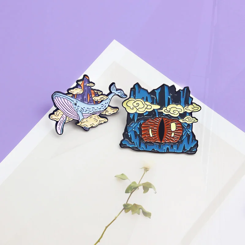 Сумка для рубашки с изображением акулы и Кита яркое ювелирное изделие подарок