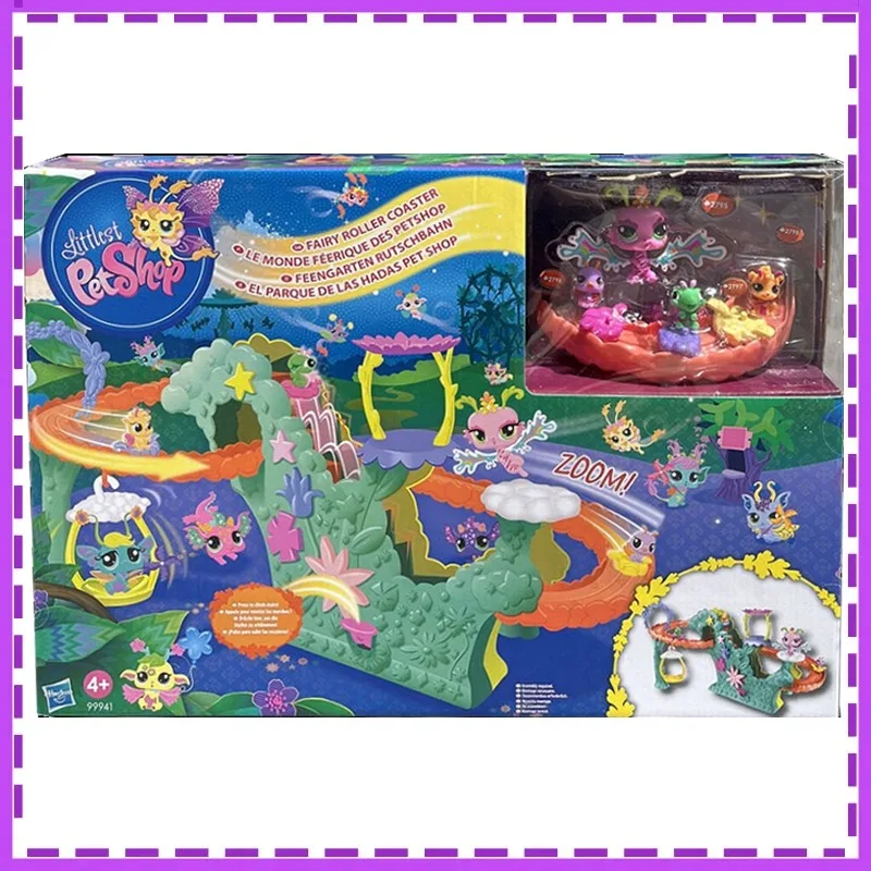【В наличии】hasbro аниме Littlest Pet Shop Fairy Roller Coaster рождественские подарки для детей