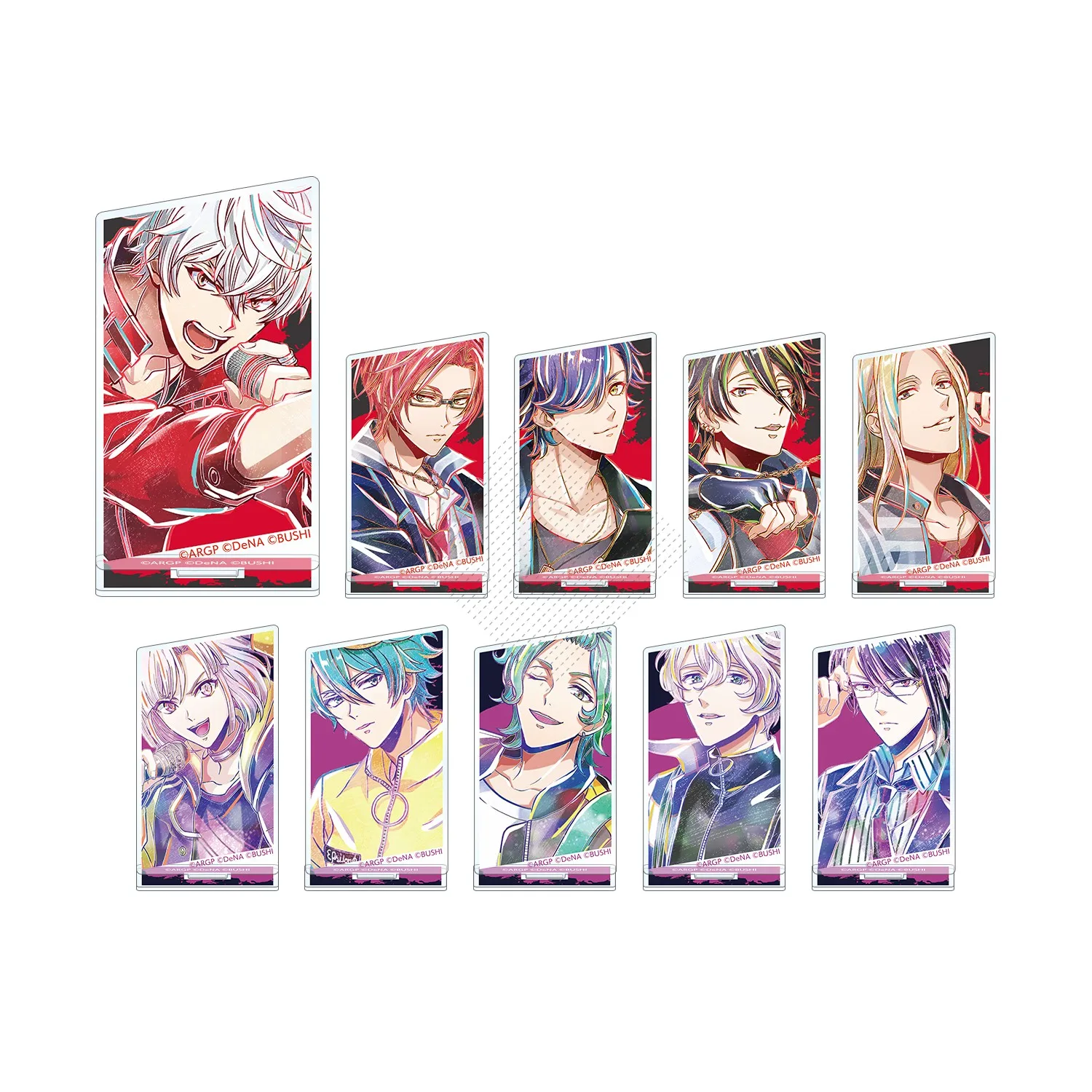 

Anime ARGONAVIS from BanG Dream! Mini Figure Doll Asahi Nayuta Sakaigawa Miyuki Small Acrylic Stand Model Plate Cosplay Toy Gift
