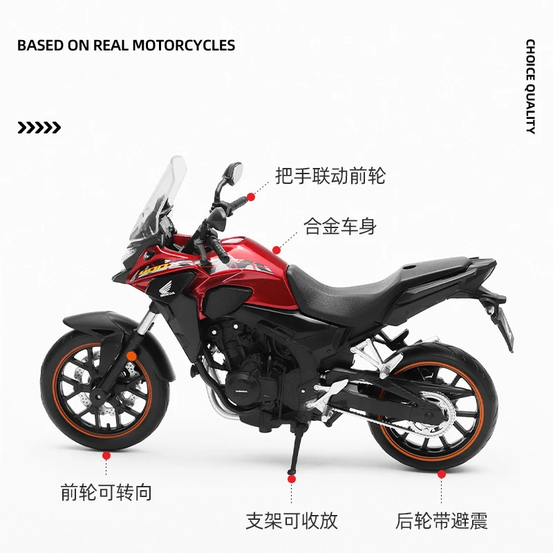 1/12 Honda CB400X литая модель мотоцикла коллекция игрушечных транспортных средств
