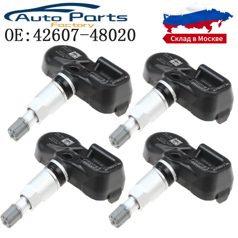 4 шт. TPMS датчик давления в шинах для 2017-2023 Toyota Land Cruiser Prado C-HR Camry 433 - Цена: 1842.6