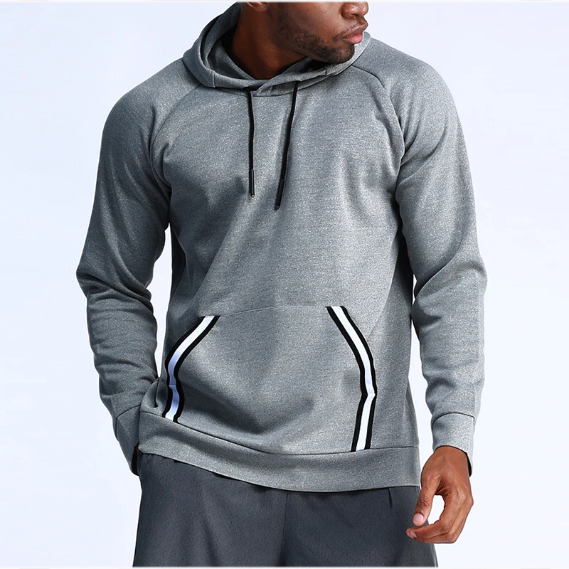 

Running Men's Sweater Hoodie Casual Sports Sweater Jacket Man Loose Basketball Training Long Sleeve Coat Fitness Clothing