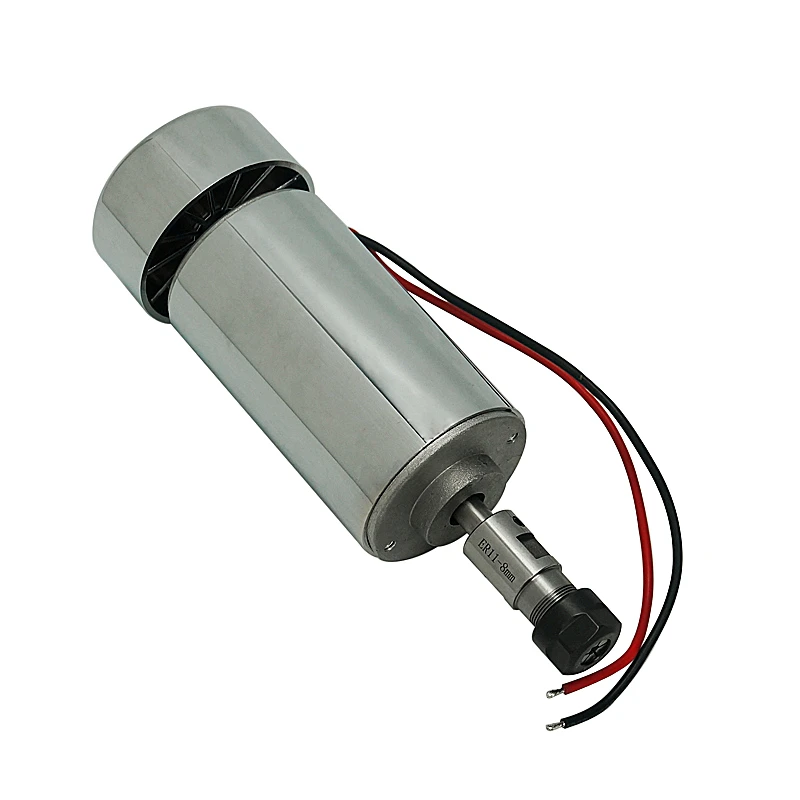 Высокоскоростной двигатель шпинделя 300 Вт ER11 55 мм зажим 12000 об/мин DC12-48 В 0 3 кВт