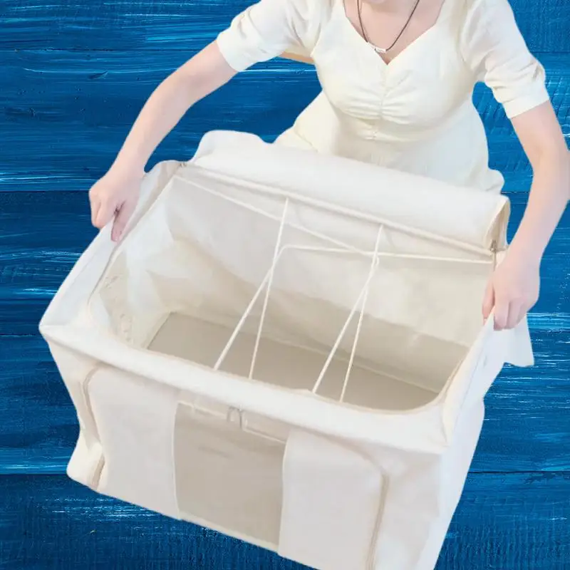 

Efficiently Organize Your Linen and Clothes with this Fabric Storage Box - The Ultimate Clothing Organizer for Your Home