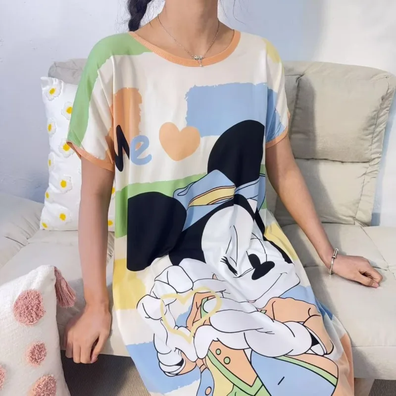 Женское летнее платье MINISO с Микки Маусом и Минни