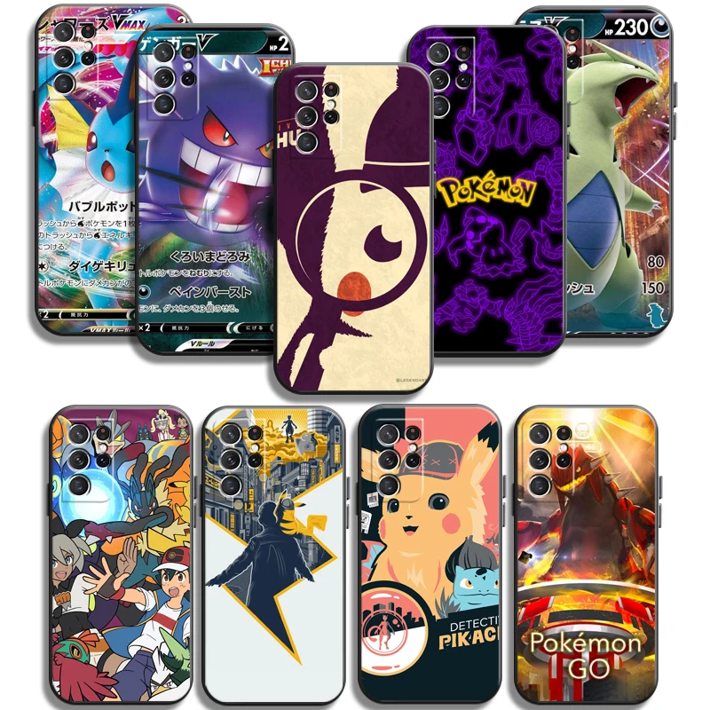 

Pokemon Pikachu Phone Cases For Samsung Galaxy A51 4G A51 5G A71 4G A71 5G A52 4G A52 5G A72 4G A72 5G Carcasa Funda Soft TPU