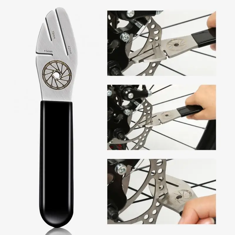 

Bicycle Disc Correction Tool Anti Rub Cycling Disc Clearance Adjustment Deformation Correction Brake Disc Correction Wrench