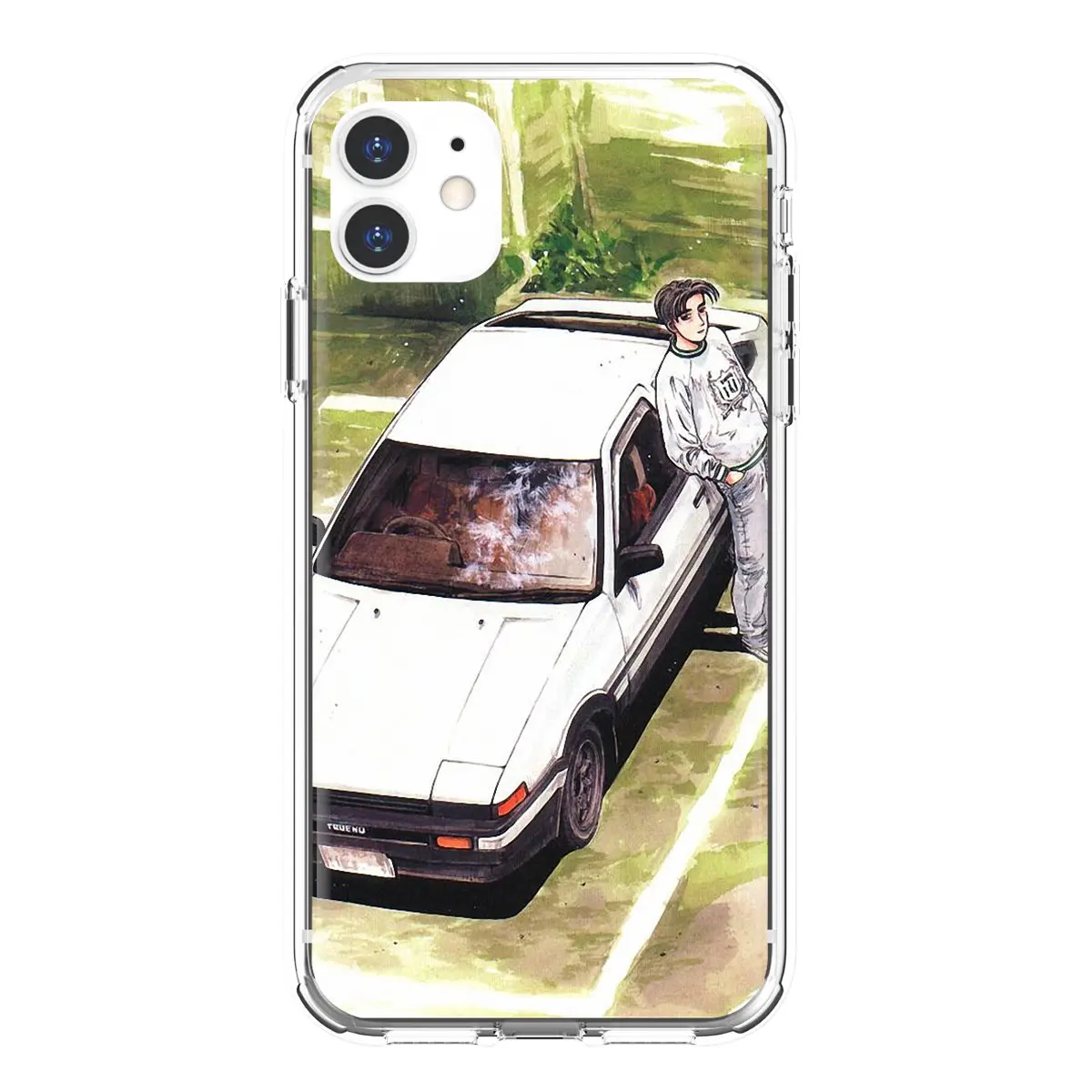 Initial-D-AE86-Trueno-Janpan-Pattern Мягкий чехол из ТПУ для Samsung Galaxy Note 3 4 5 8 9 S3 S4 S5 Mini S6 S7 Edge S8 S9 S10 Plus