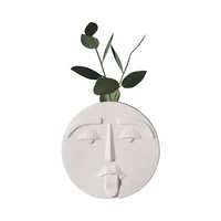 face statue for living room home decor decorative sculpture vase expression table ornaments for home decoration ceramic crafts