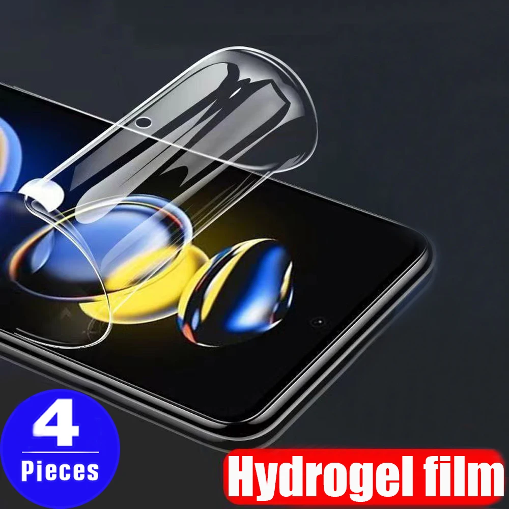 4 шт., Гидрогелевая Защитная пленка для экрана redmi note 12 Turbo Discovery 11S 11SE 11E 11T pro plus Speed 4 шт., Гидрогелевая Защитная пленка для экрана redmi note 12 Turbo Discovery 11S 11SE 11E 11T pro plus Speed