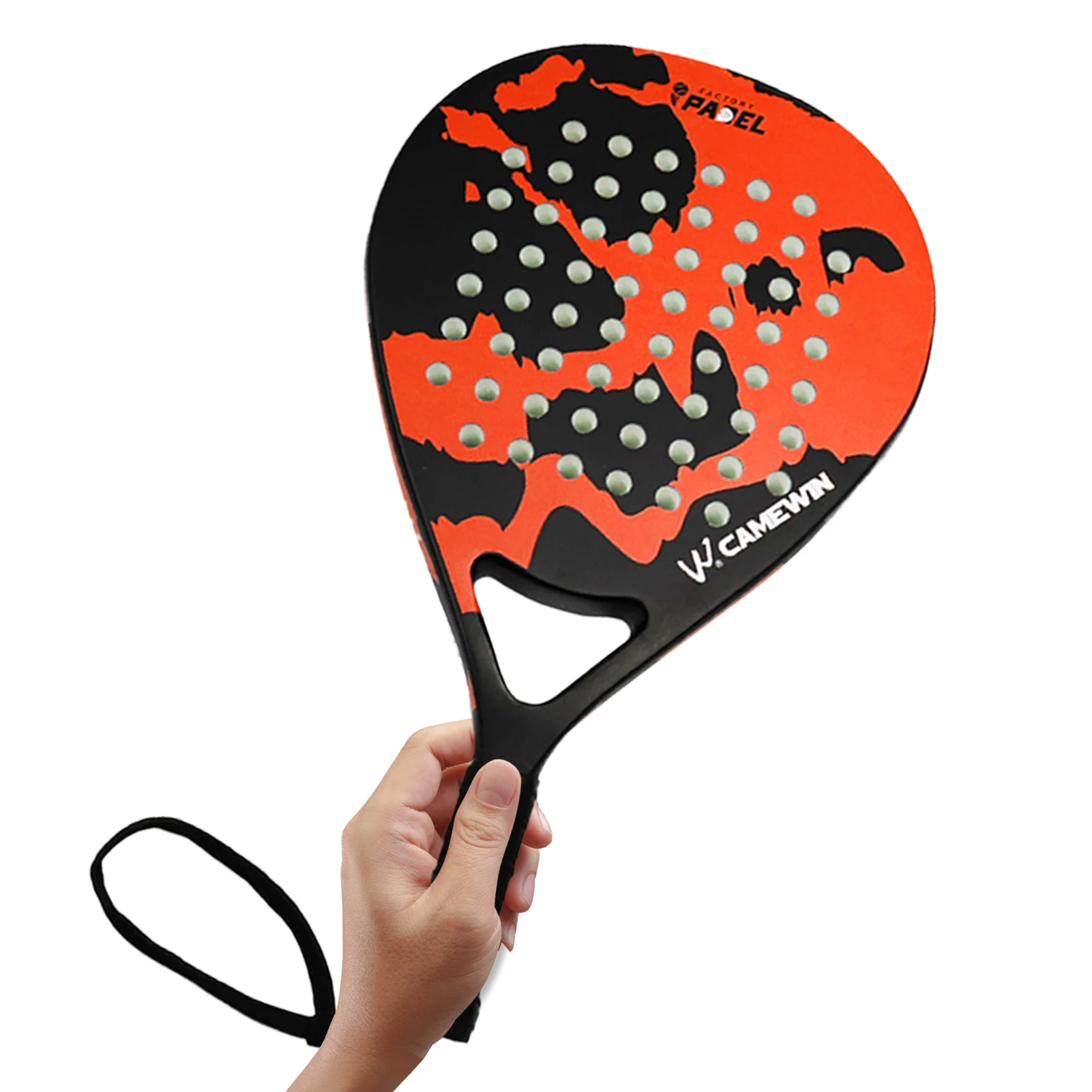 

BeachTennis Racket BeachTennis Racket With Bag Carbon Fiber Grit Face With Eva Memory Foam Core Equipment Padel
